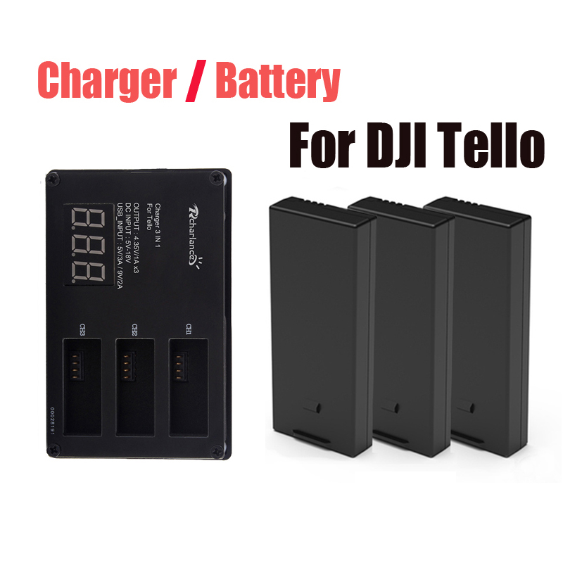 Original DJI Tello battery / D - Drone Battery Adapter recension och pris
