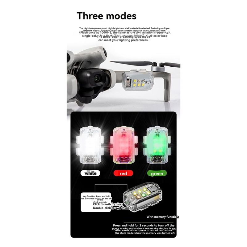 ABZZ-For DJI Drone LED Night L - Drone Strobe Light recension och pris